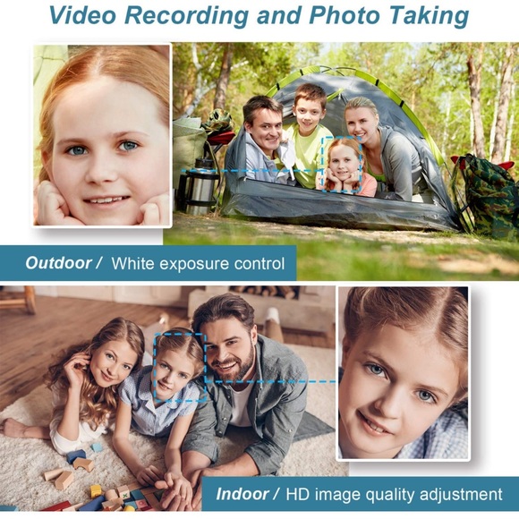 Webcam with Microphone, 1080P HD Webcam Streaming Computer Camera, USB Webcam - Picture 3 of 7